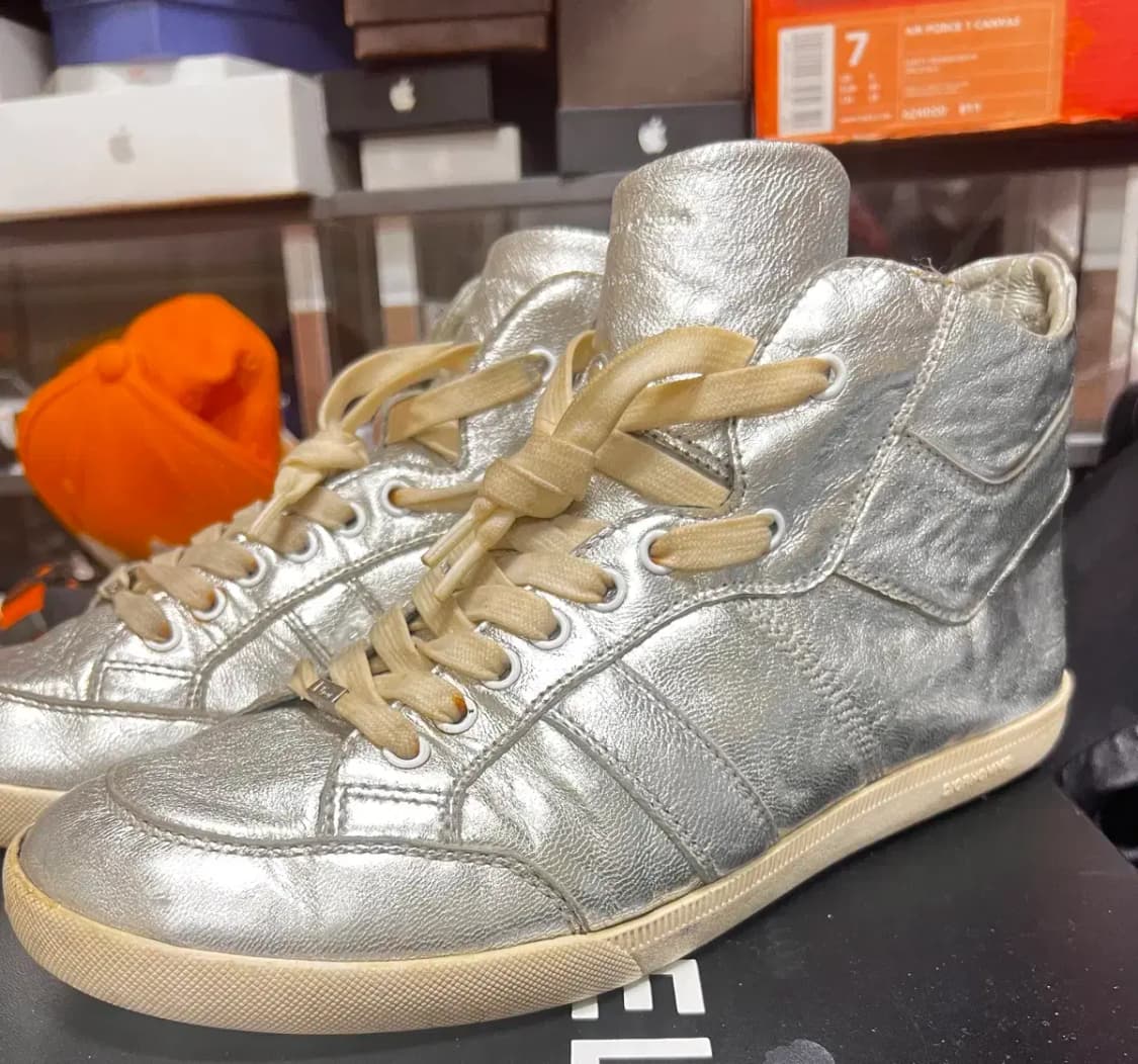 디올 옴므 실버 하이탑 에디슬리먼 41시이즈 상품이미지4