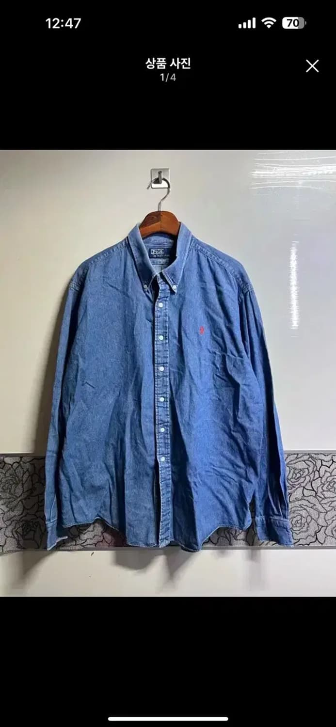 폴로 랄프로렌 데님 셔츠 남방 xl 상품이미지1