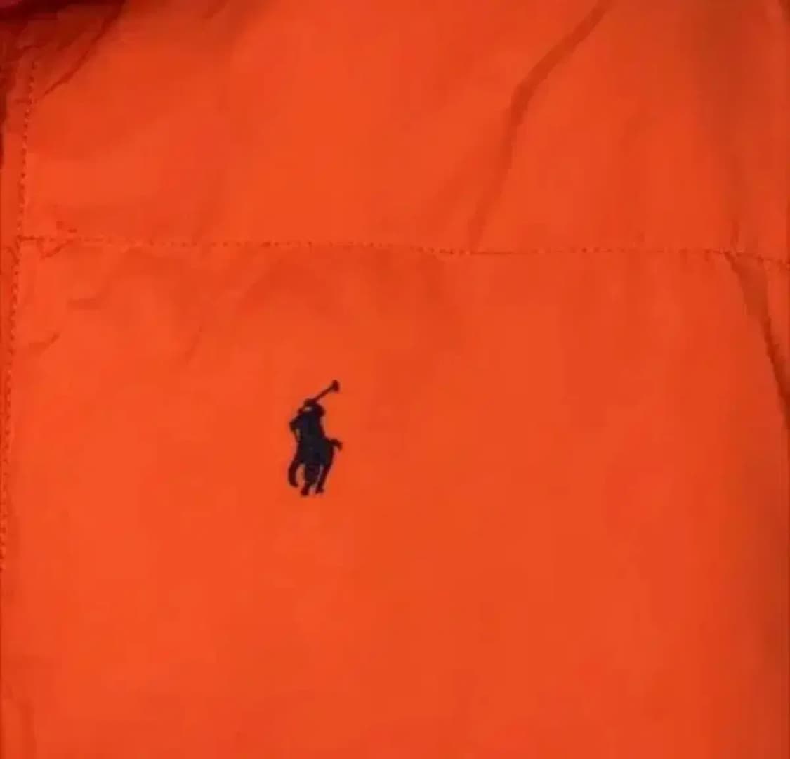 폴로 랄프로렌 오렌지색 패딩 점퍼 100 상품이미지4