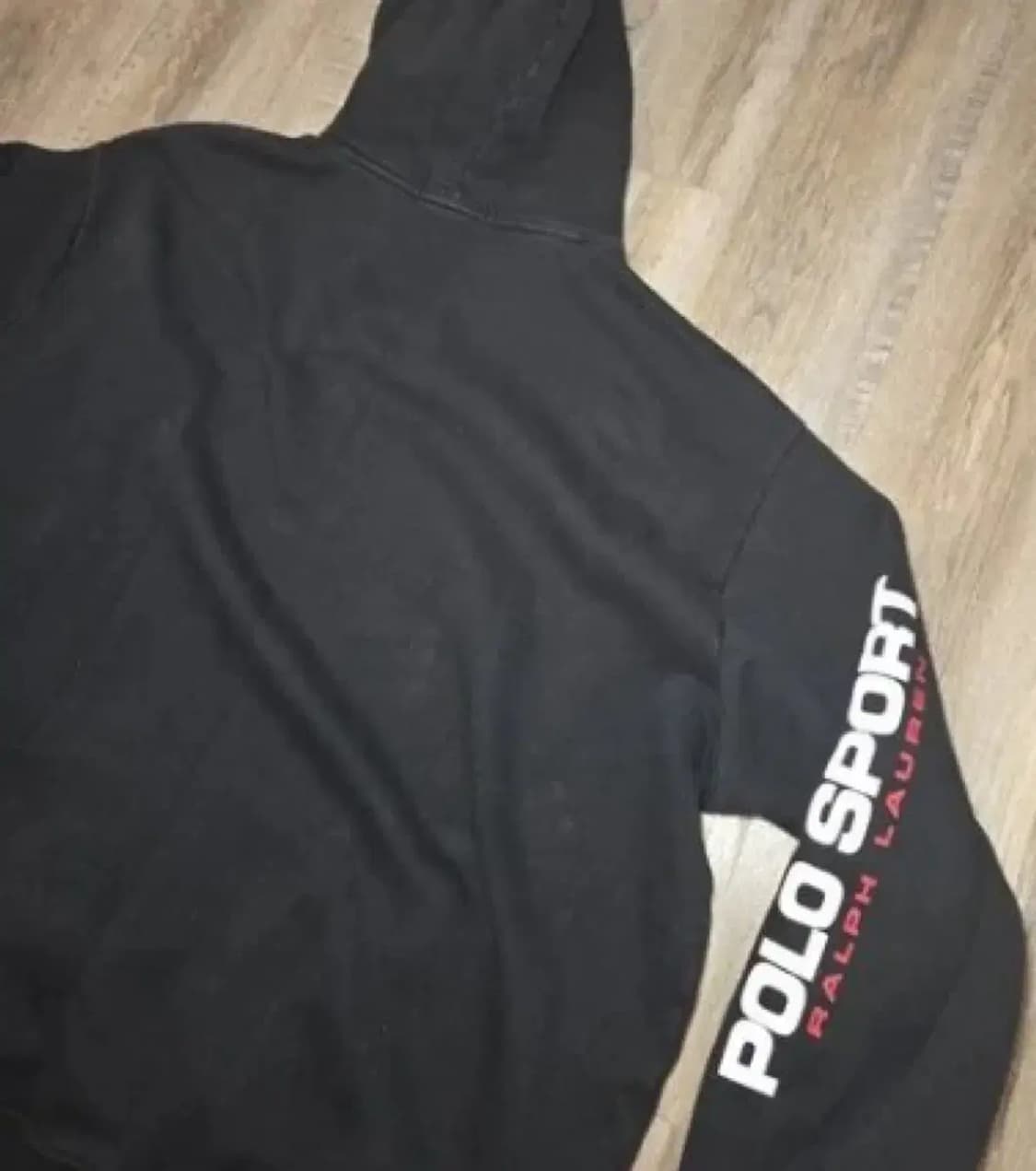 90s 폴로 스포츠 블랙 후드티 xxxl 상품이미지6