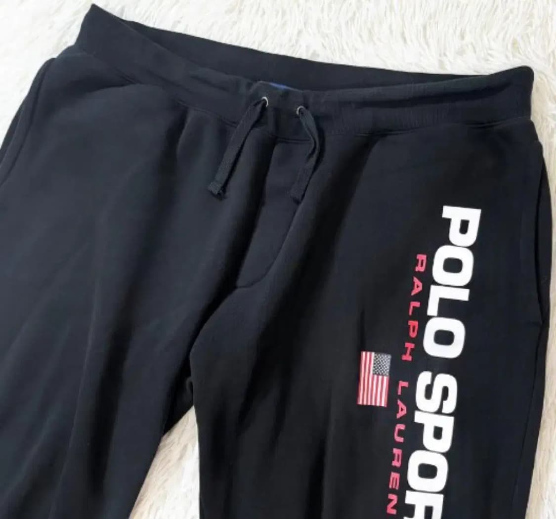 90s 폴로 스포츠 블랙 트레이닝 스웨터 조거팬츠 xxl 상품이미지1