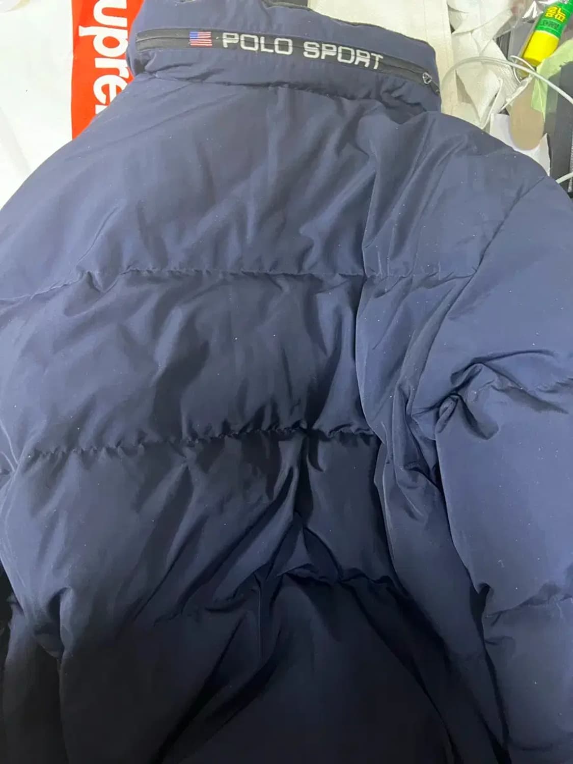 폴로 스포츠 네이비 패딩 점퍼 xxl 상품이미지8