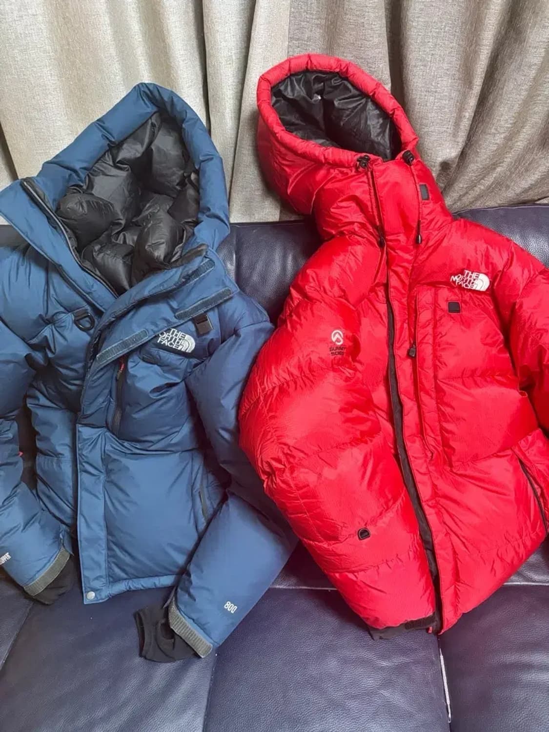 노스페이스 써밋 시리즈 800 발토르 xxl 빨/검 착용샷 상품이미지1