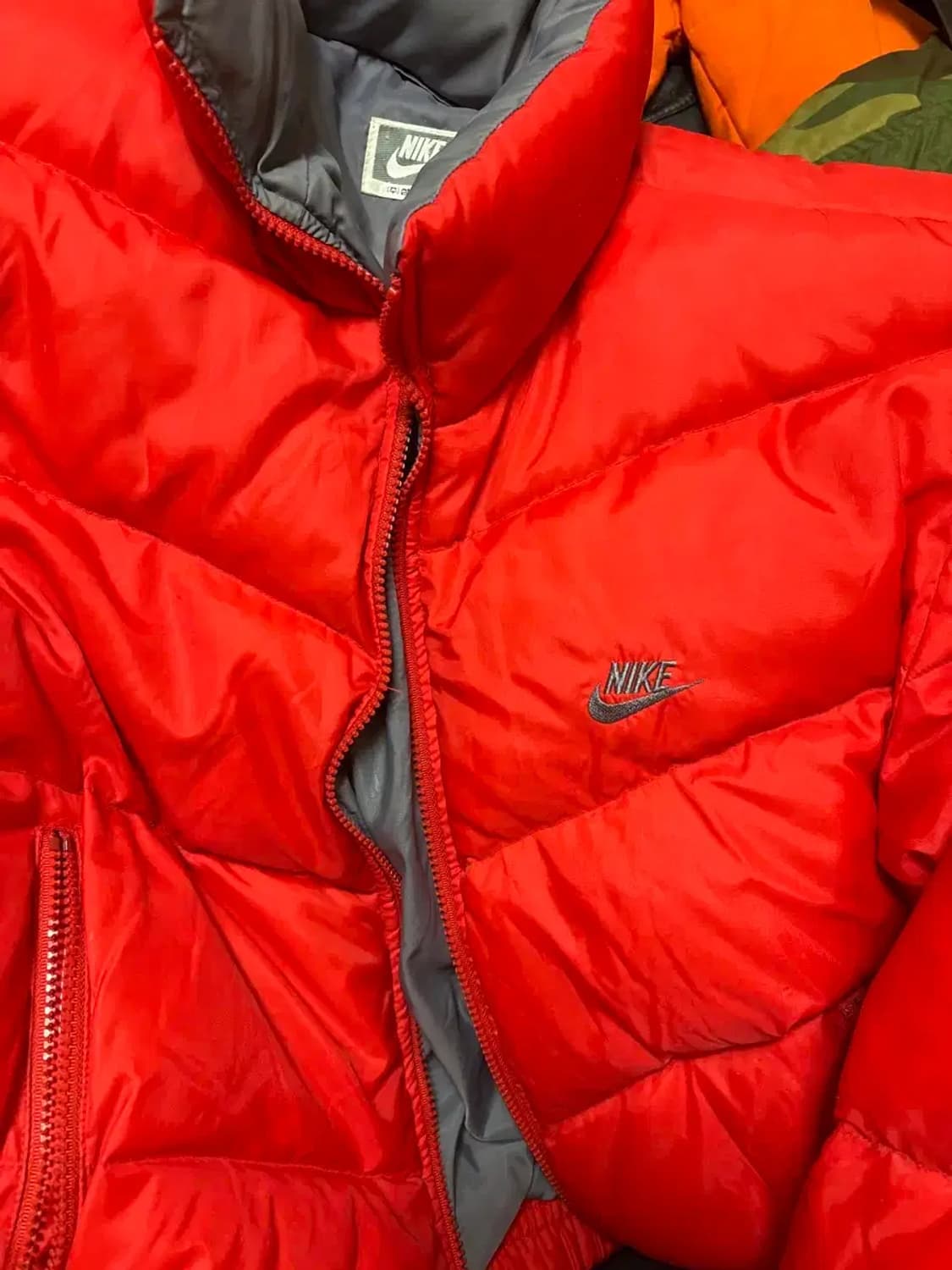 삼나스포츠 나이키 레드 빈티지 패딩 xl 상품이미지1