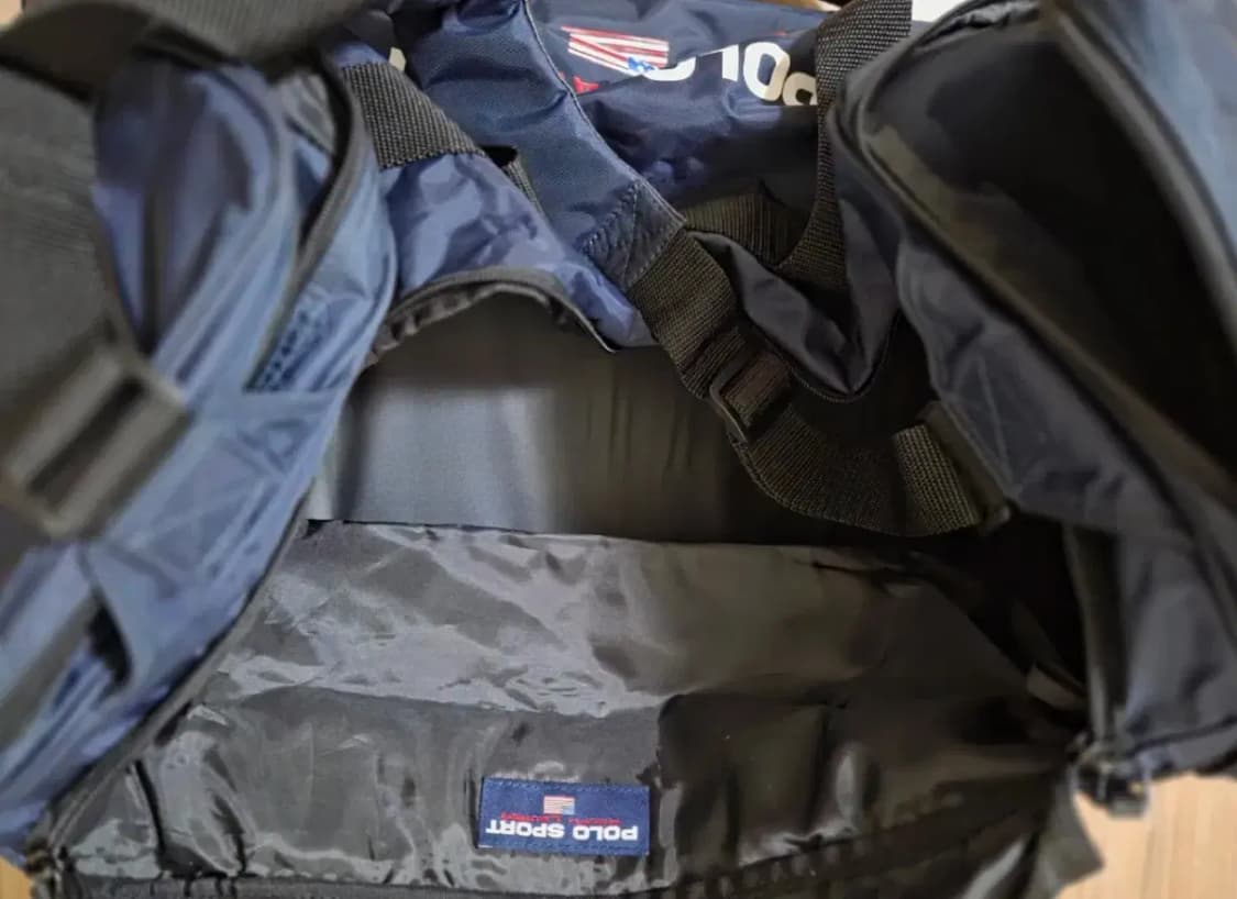 90s  폴로 스포츠 크로스 더블백 상품이미지7