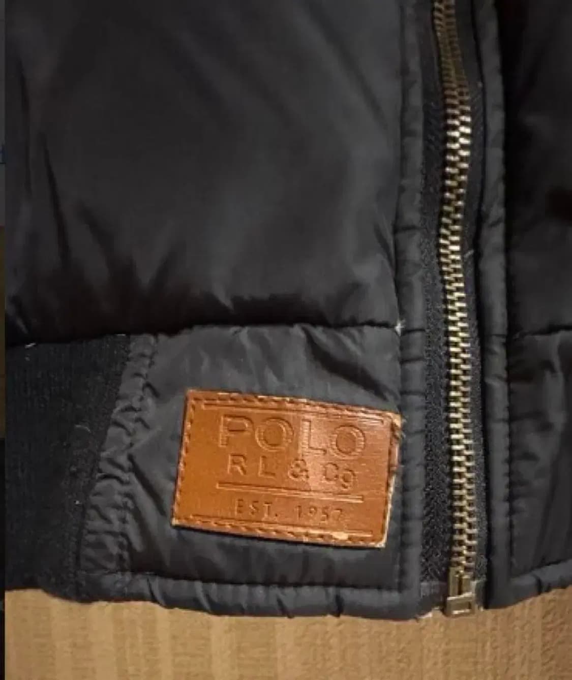 폴로랄프로렌  USA 성조기 빅포니 네이비 패딩 점퍼 xxl 상품이미지8