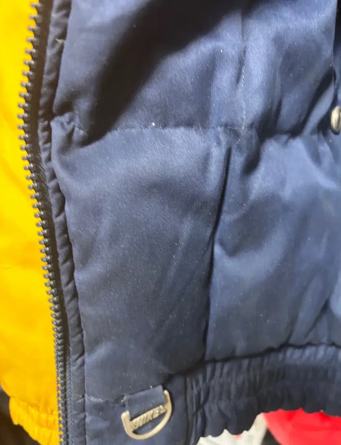 90년대 삼나 나이키 옐로우 리버시블 패딩 자켓 xl 상품이미지10