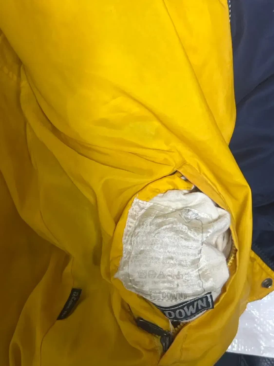 90년대 삼나 나이키 옐로우 리버시블 패딩 자켓 xl 상품이미지7