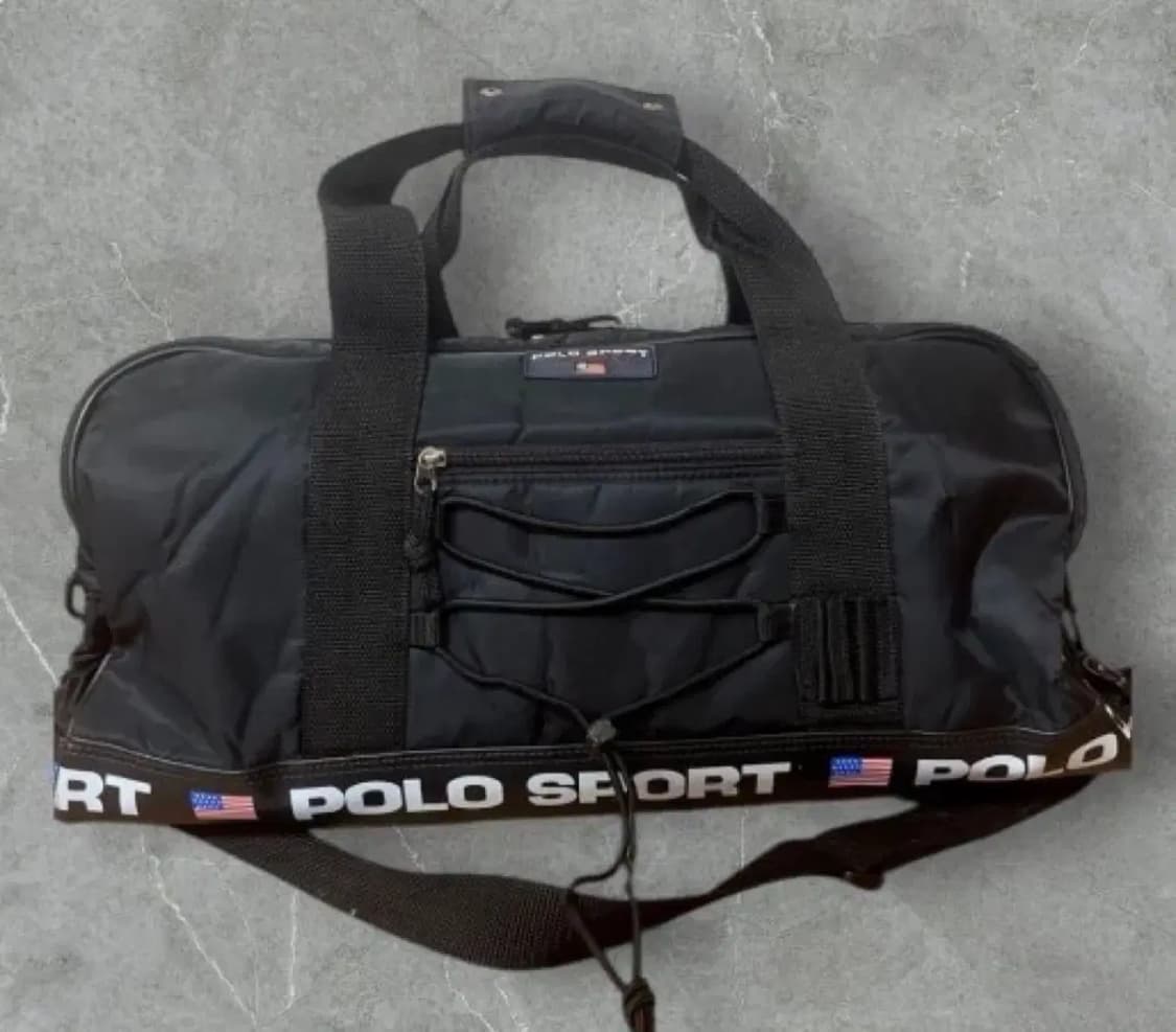 90's 폴로 스포츠 블랙 보스턴백 상품이미지1
