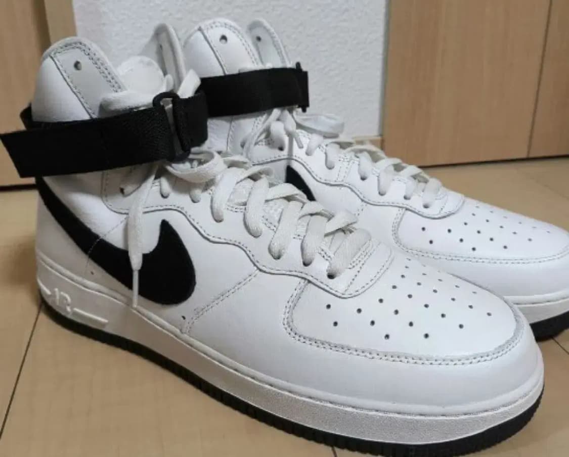 나이키 에어포스1 화이트 블랙 하이탑 qs 상품이미지3