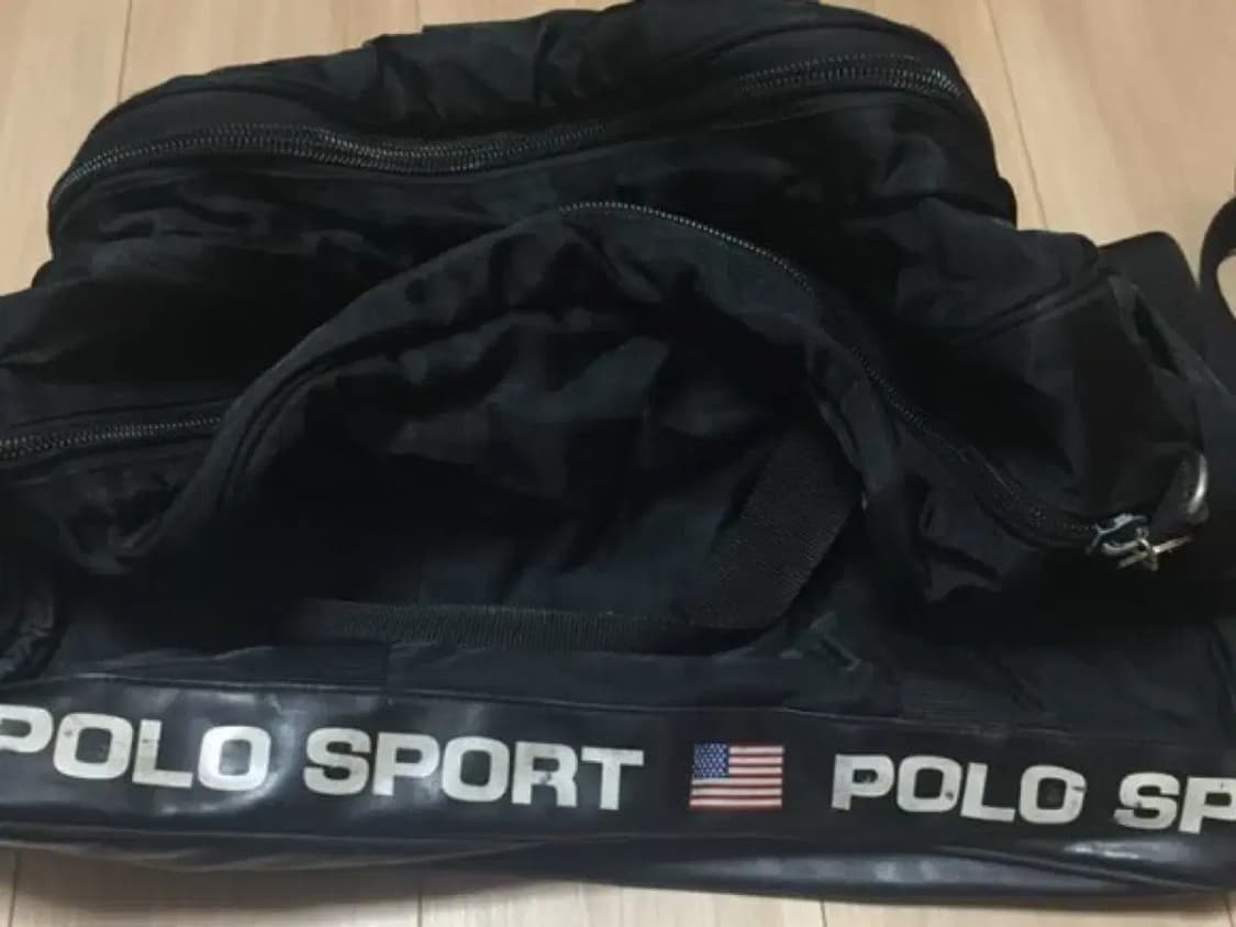 폴로 스포츠 블랙 더플백 상품이미지5