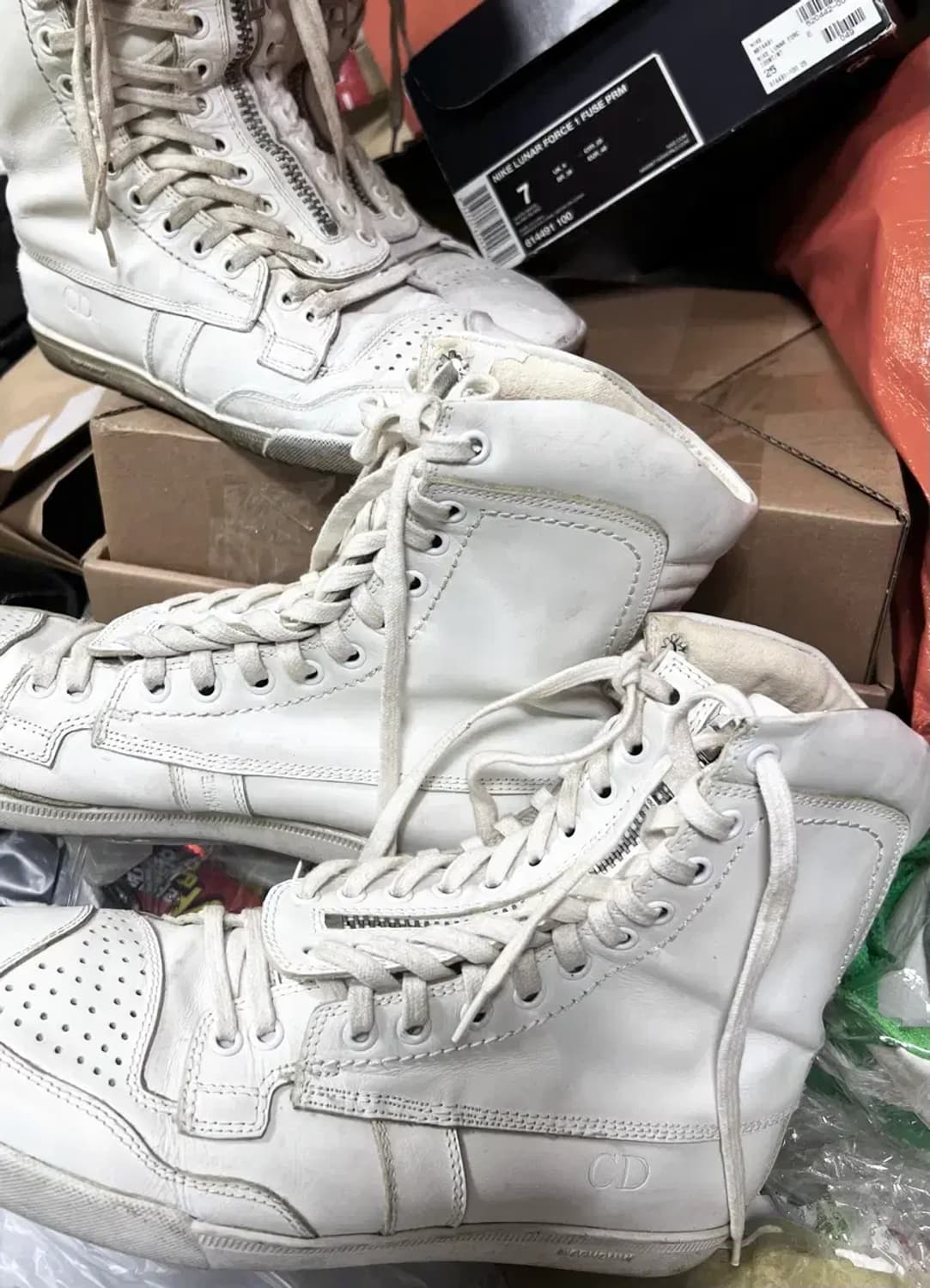 디올옴므 03 지퍼  하이탑 41,41.5 상품이미지8