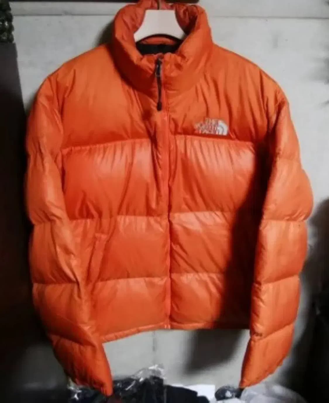 노스페이스 오렌지 눕시 패딩 xxl 상품이미지4
