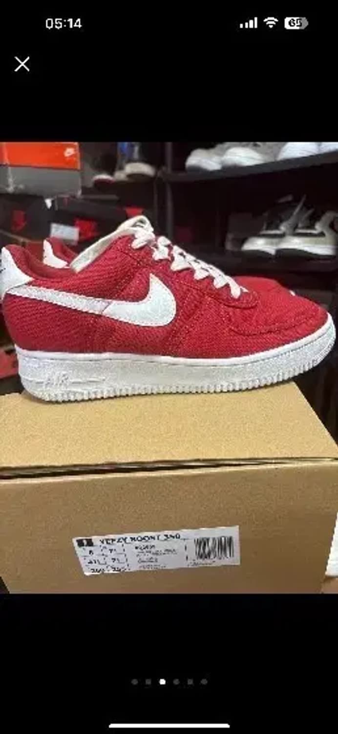 나이키 에어포스1 로우 레드 cvs 상품이미지6