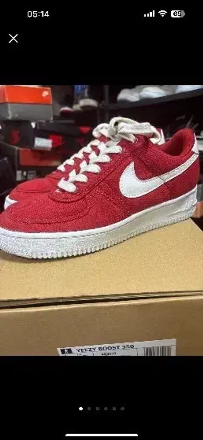 나이키 에어포스1 로우 레드 cvs 상품이미지7