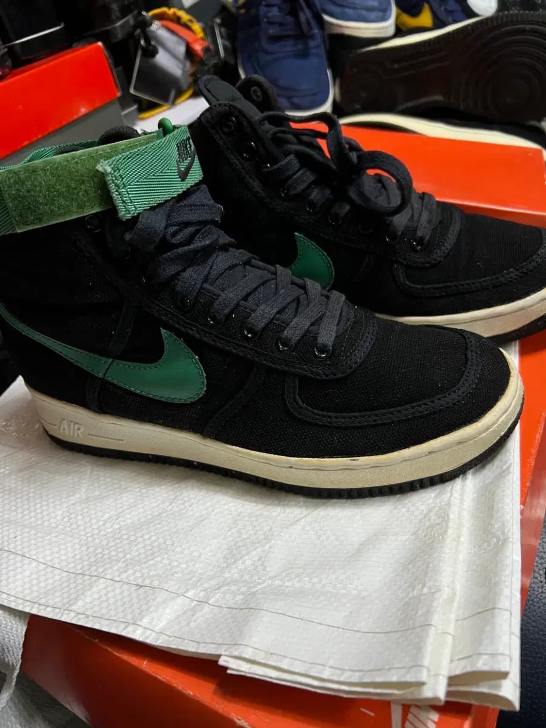 나이키 에어포스1 하이 cvs 검/초 270 상품이미지10