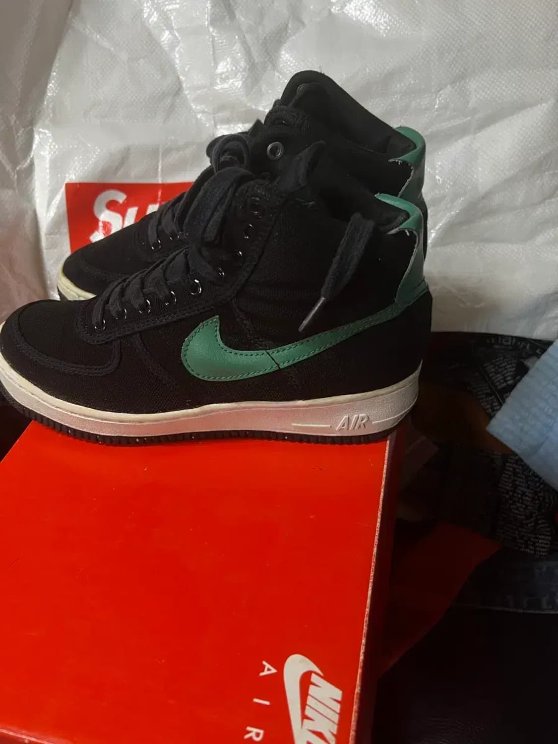 나이키 에어포스1 하이 cvs 검/초 270 상품이미지2