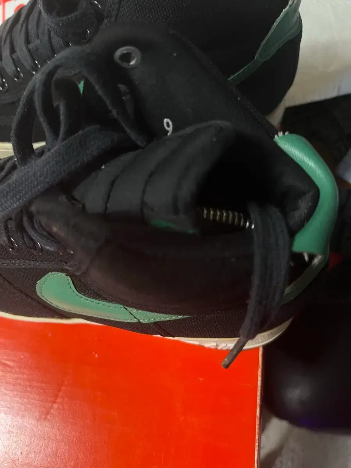 나이키 에어포스1 하이 cvs 검/초 270 상품이미지3