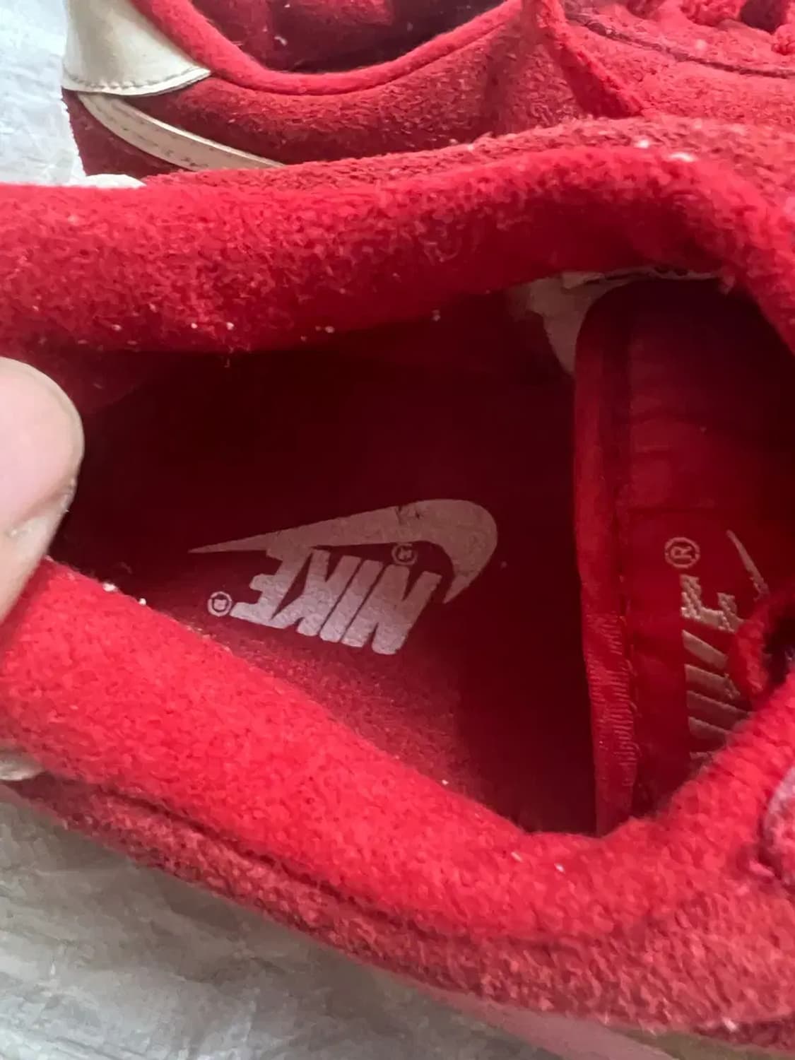 나이키 코르테즈 스웨이드 레드 1990년 260 상품이미지3