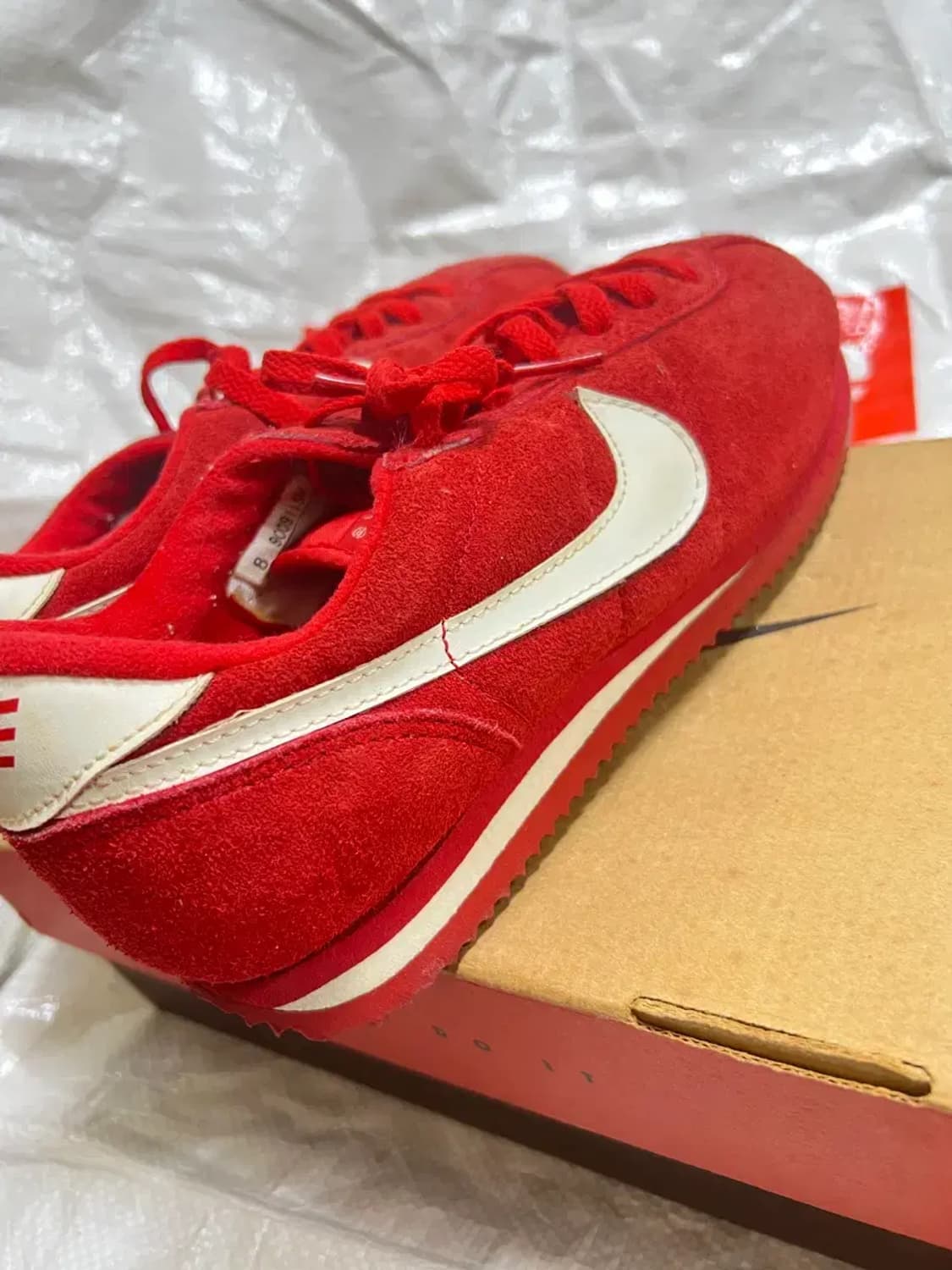 나이키 코르테즈 스웨이드 레드 1990년 260 상품이미지5