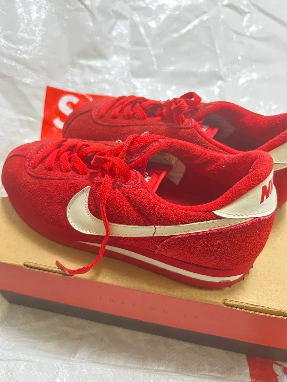 나이키 코르테즈 스웨이드 레드 1990년 260 상품이미지6