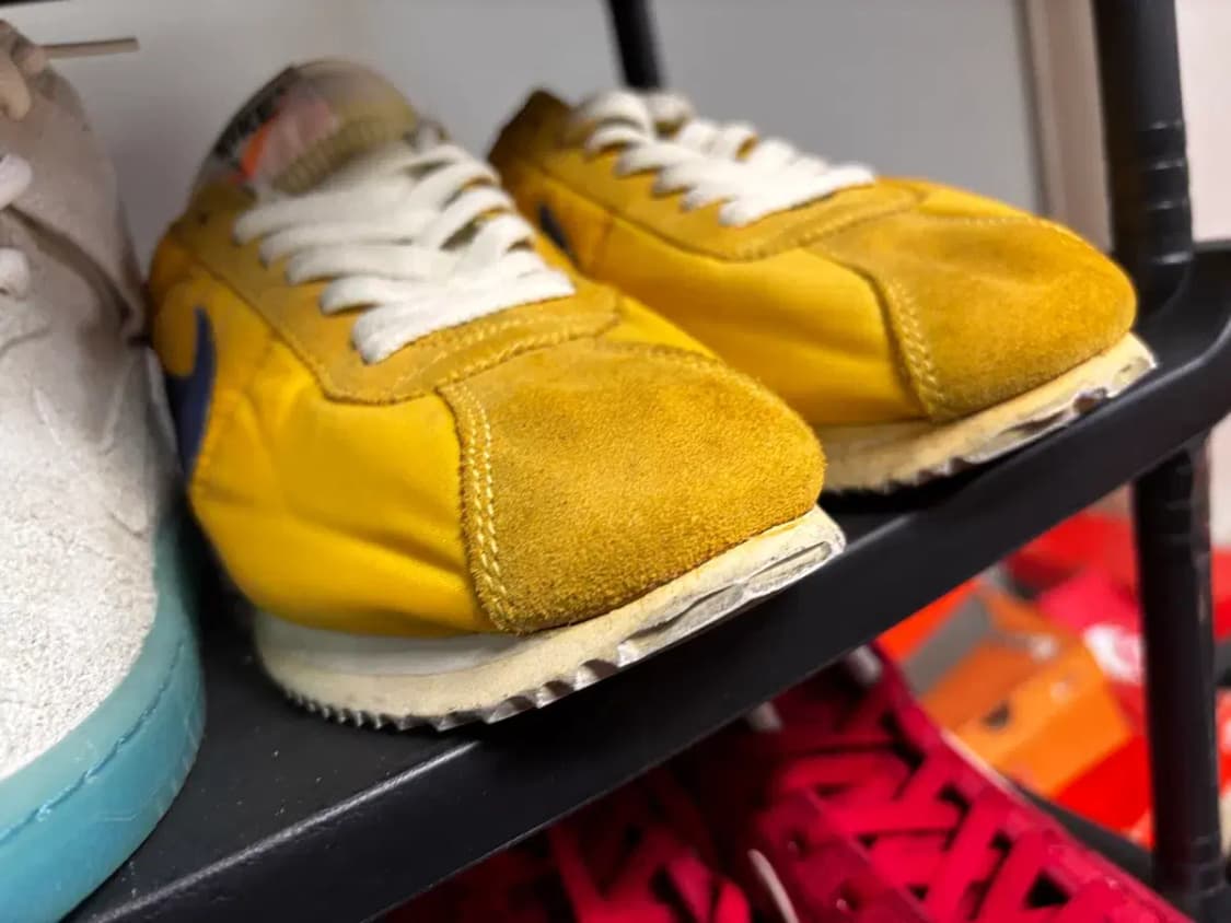 나이키 코르테즈 옐로우/블루 운동화 96년 상품이미지4