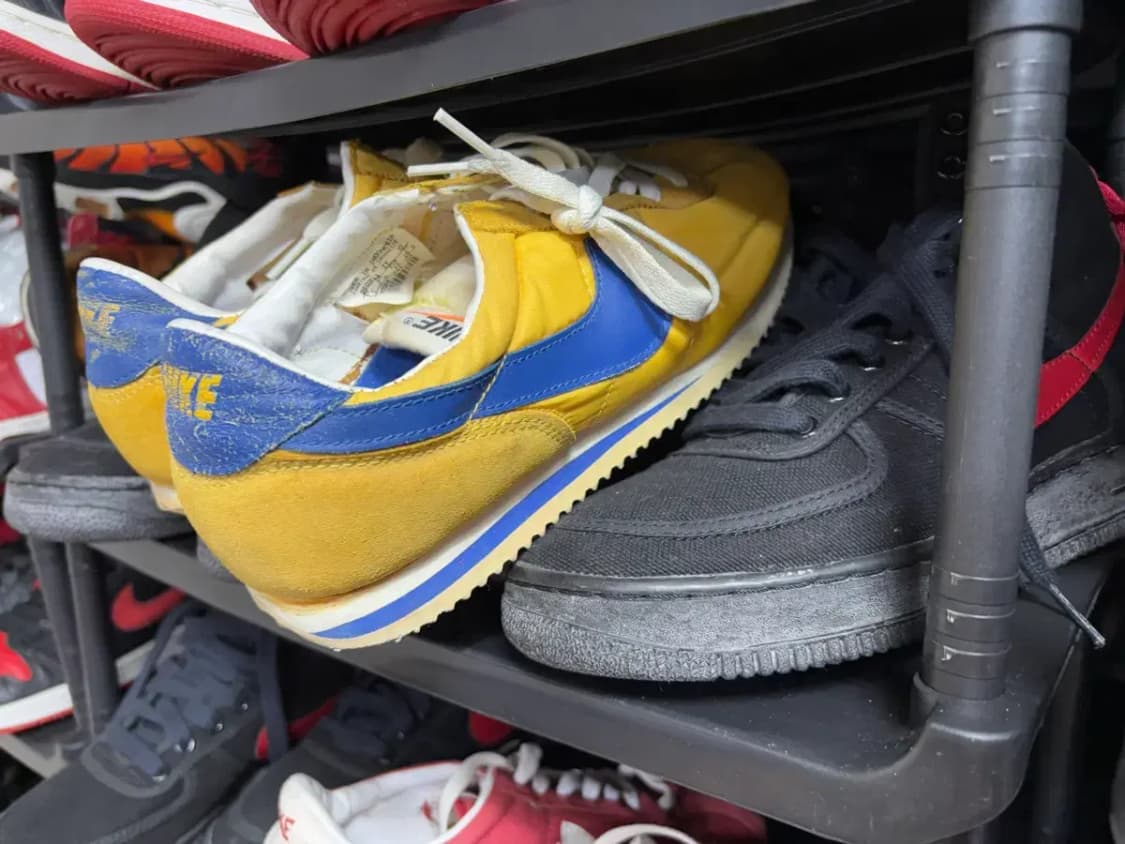 나이키 코르테즈 옐로우/블루 운동화 96년 상품이미지6