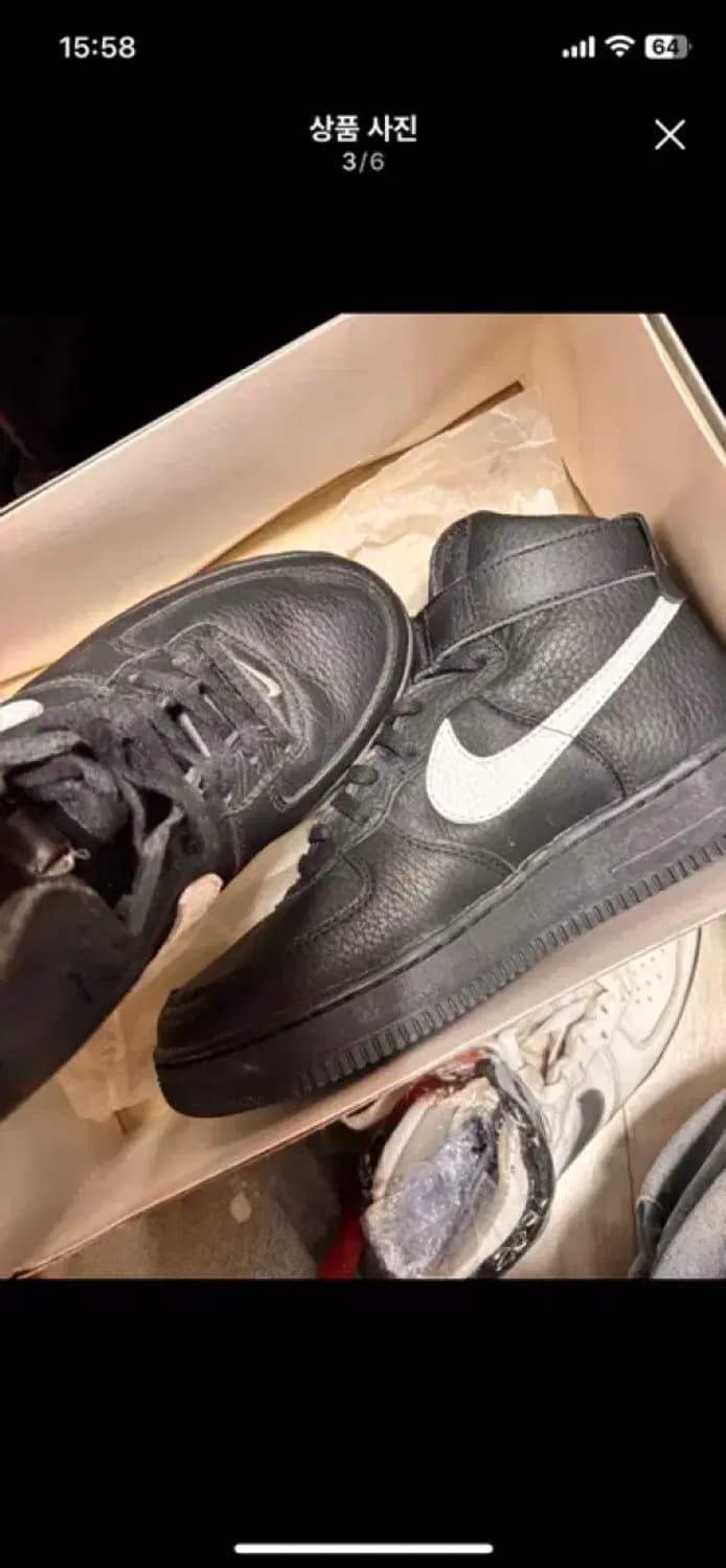 1995 나이키 에어포스1 하이 nyc 신품265 상품이미지4
