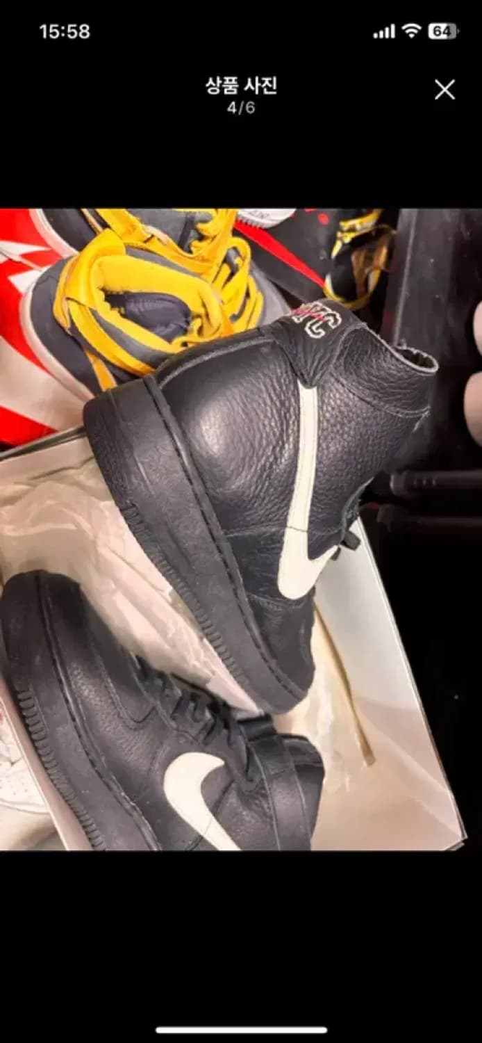 1995 나이키 에어포스1 하이 nyc 신품265 상품이미지5