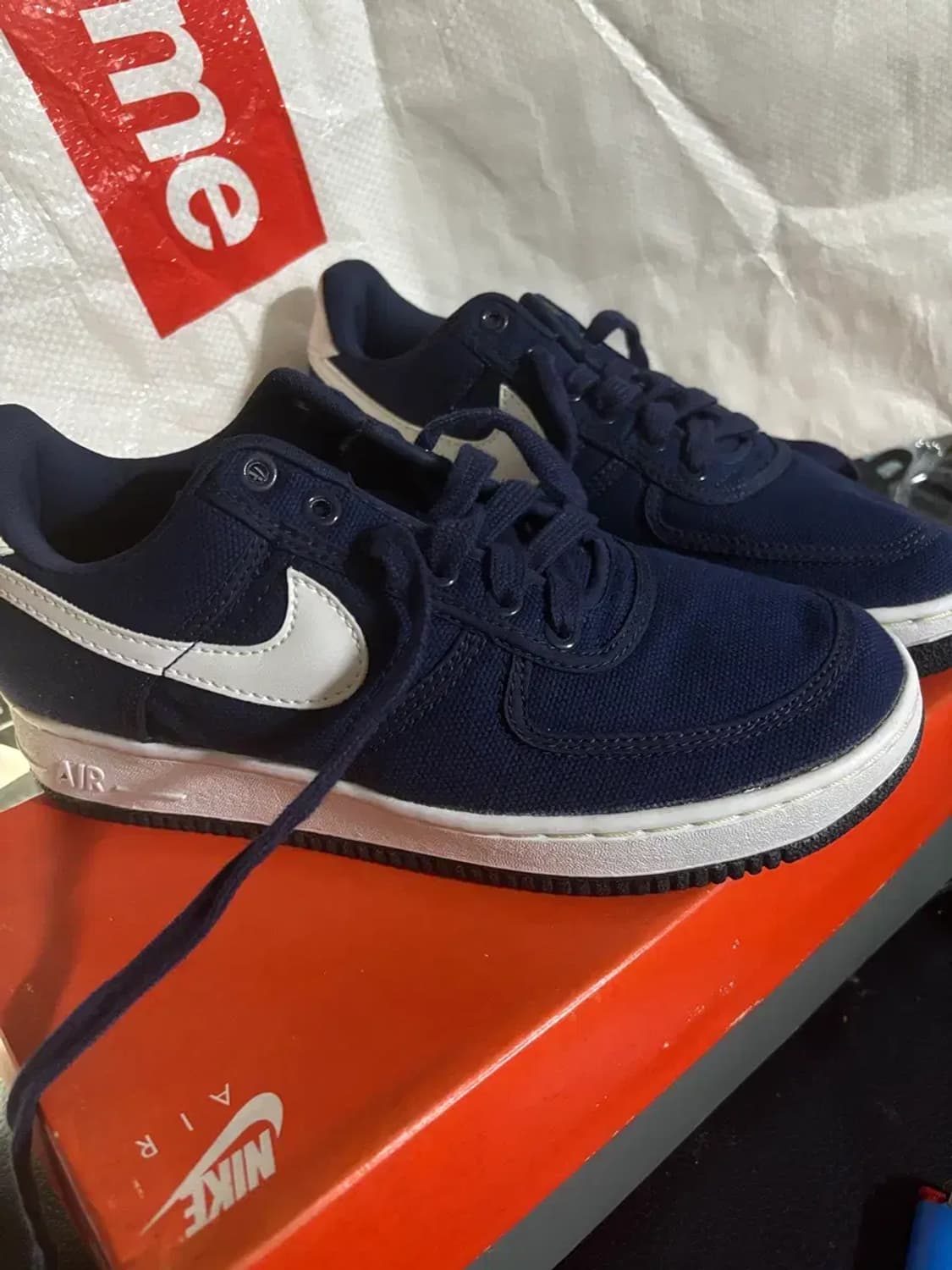 나이키 에어포스1 남/흰 260 신품 상품이미지2