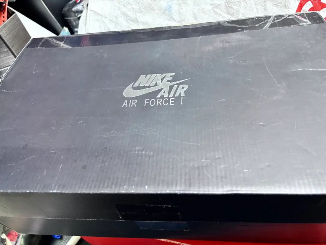 나이키 에어포스1 하이 레트로 2016 블랙/화이트 상품이미지9