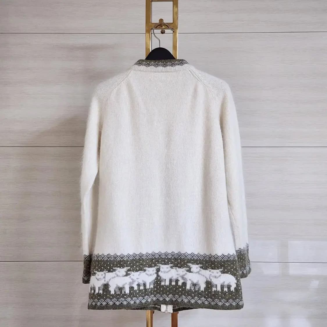 스노우피크 램스울 앙고라 혼방 가디건 상품이미지4