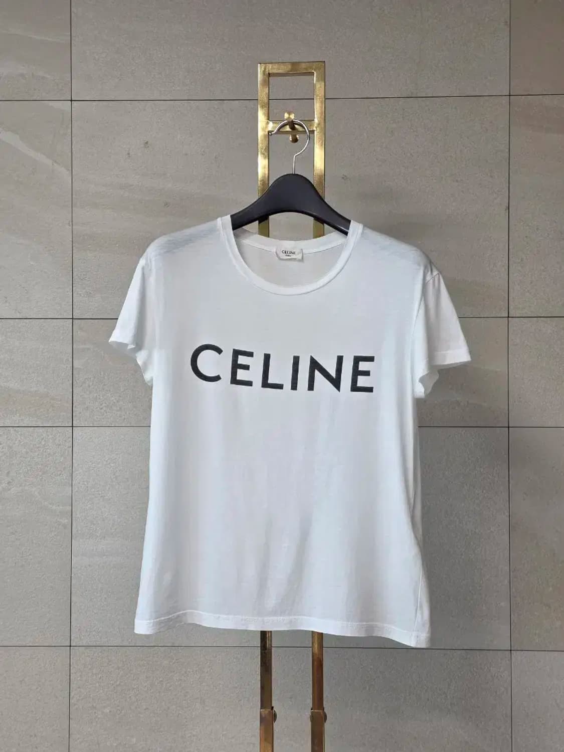 셀린느 CELINE 로고 반팔 티셔츠 상품이미지1