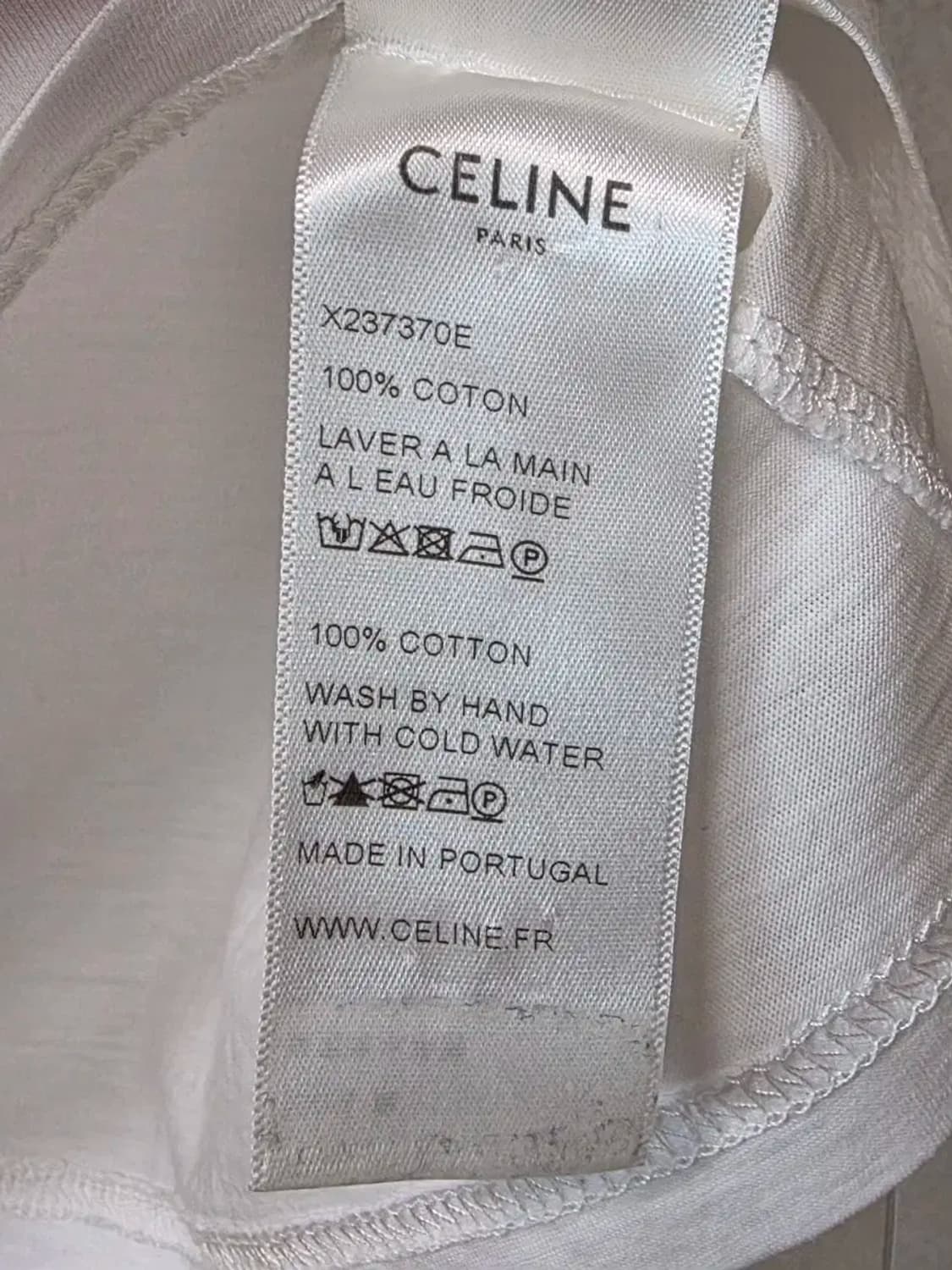 셀린느 CELINE 로고 반팔 티셔츠 상품이미지3