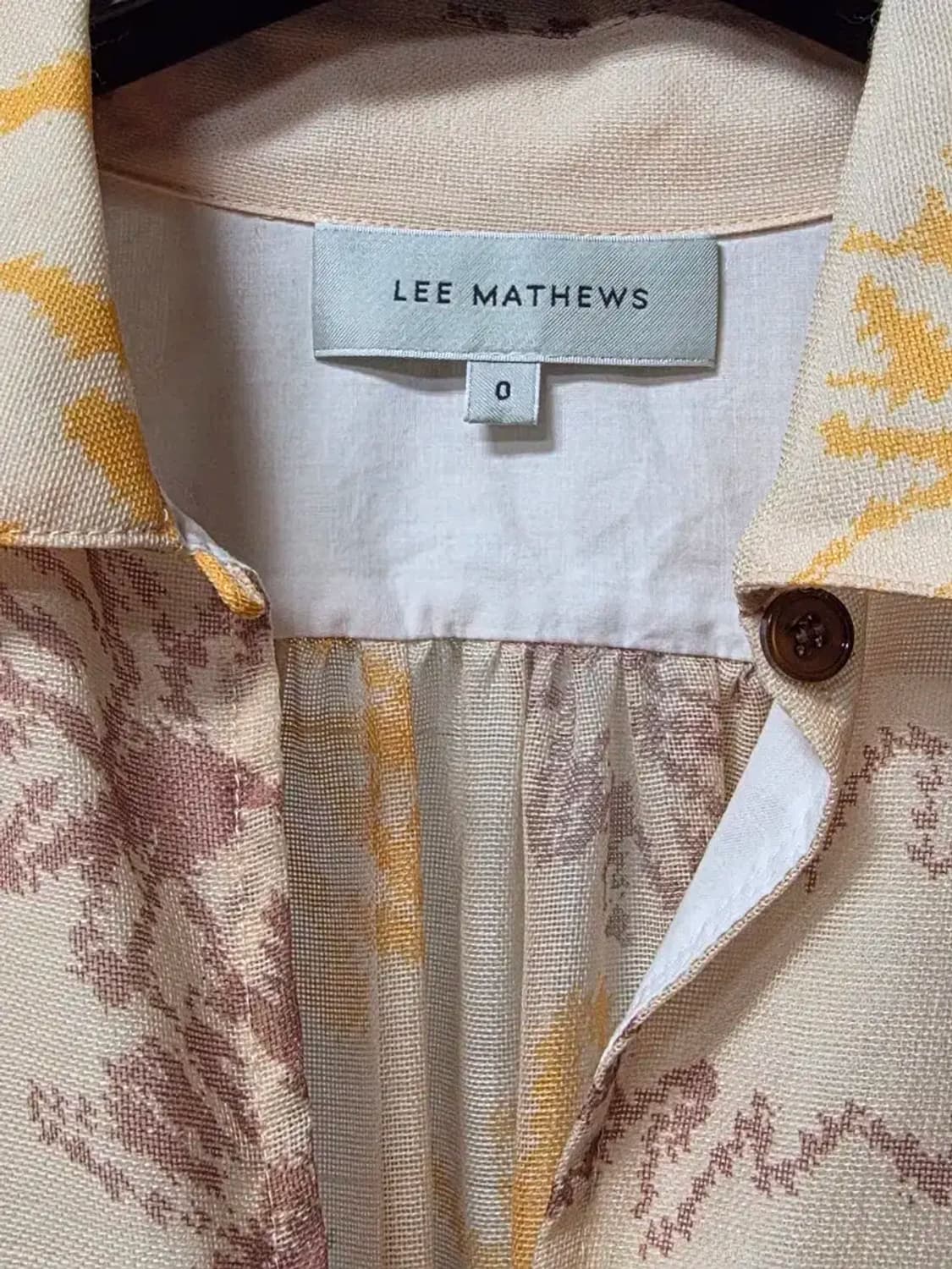 lee Mathews 실크 오간자 플라워 롱 원피스 상품이미지6