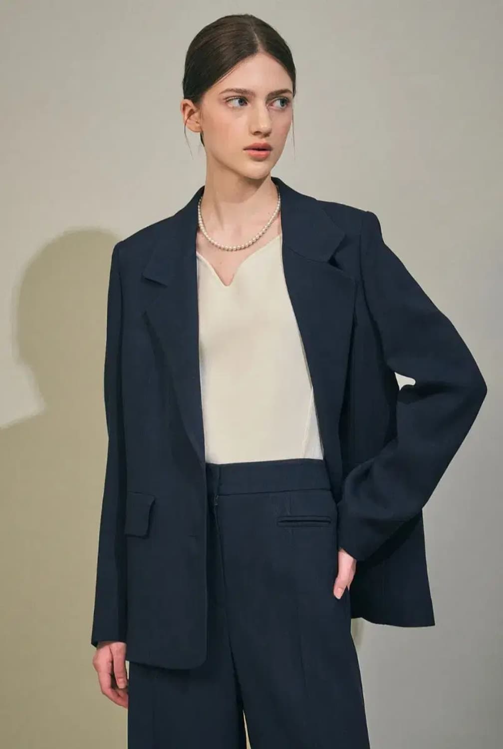 24 마인 오버사이즈 싱글 브레스티드 자켓 상품이미지2