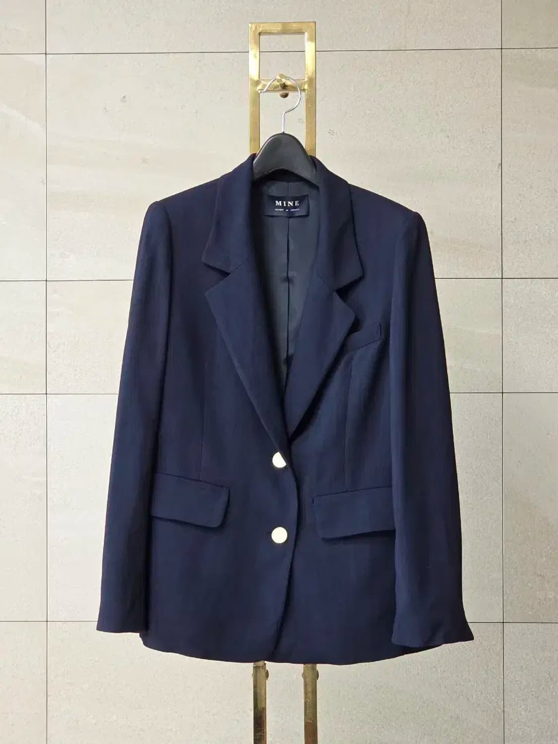 24 마인 오버사이즈 싱글 브레스티드 자켓 상품이미지8