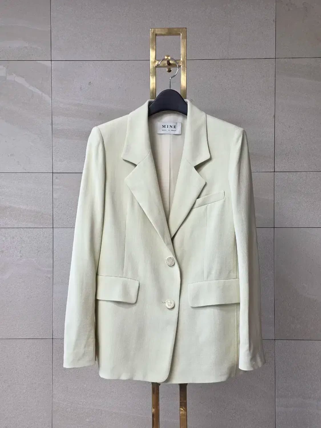 24 마인 오버사이즈 싱글 브레스티드 자켓 상품이미지9