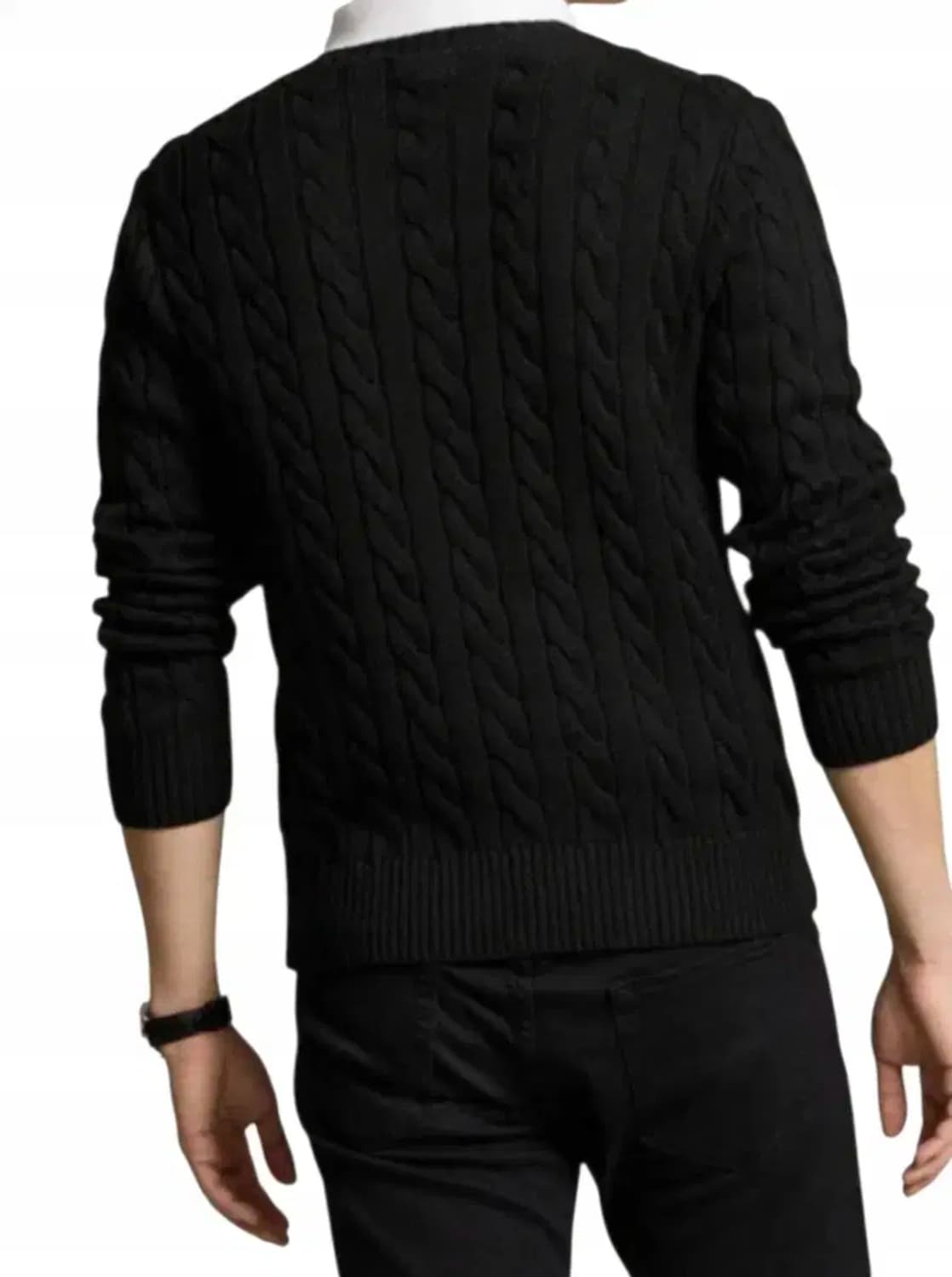 새제품 폴로 랄프로렌 블랙 케이블 니트 상품이미지2