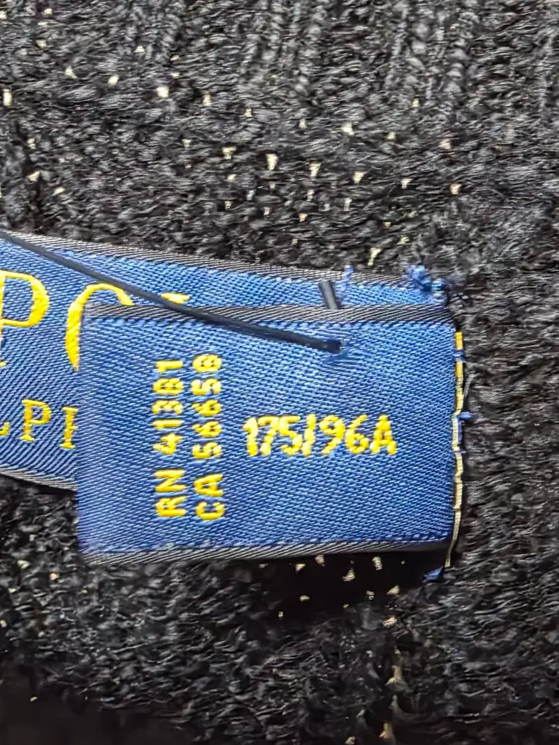 새제품 폴로 랄프로렌 블랙 케이블 니트 상품이미지5