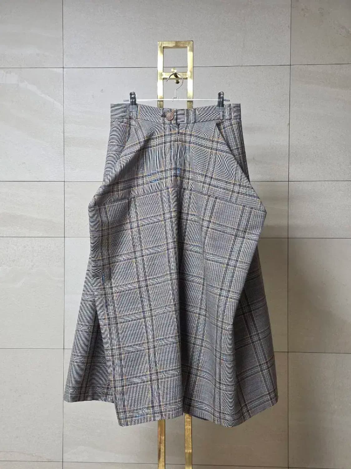 비비안웨스트우드 체크 스커트 상품이미지4