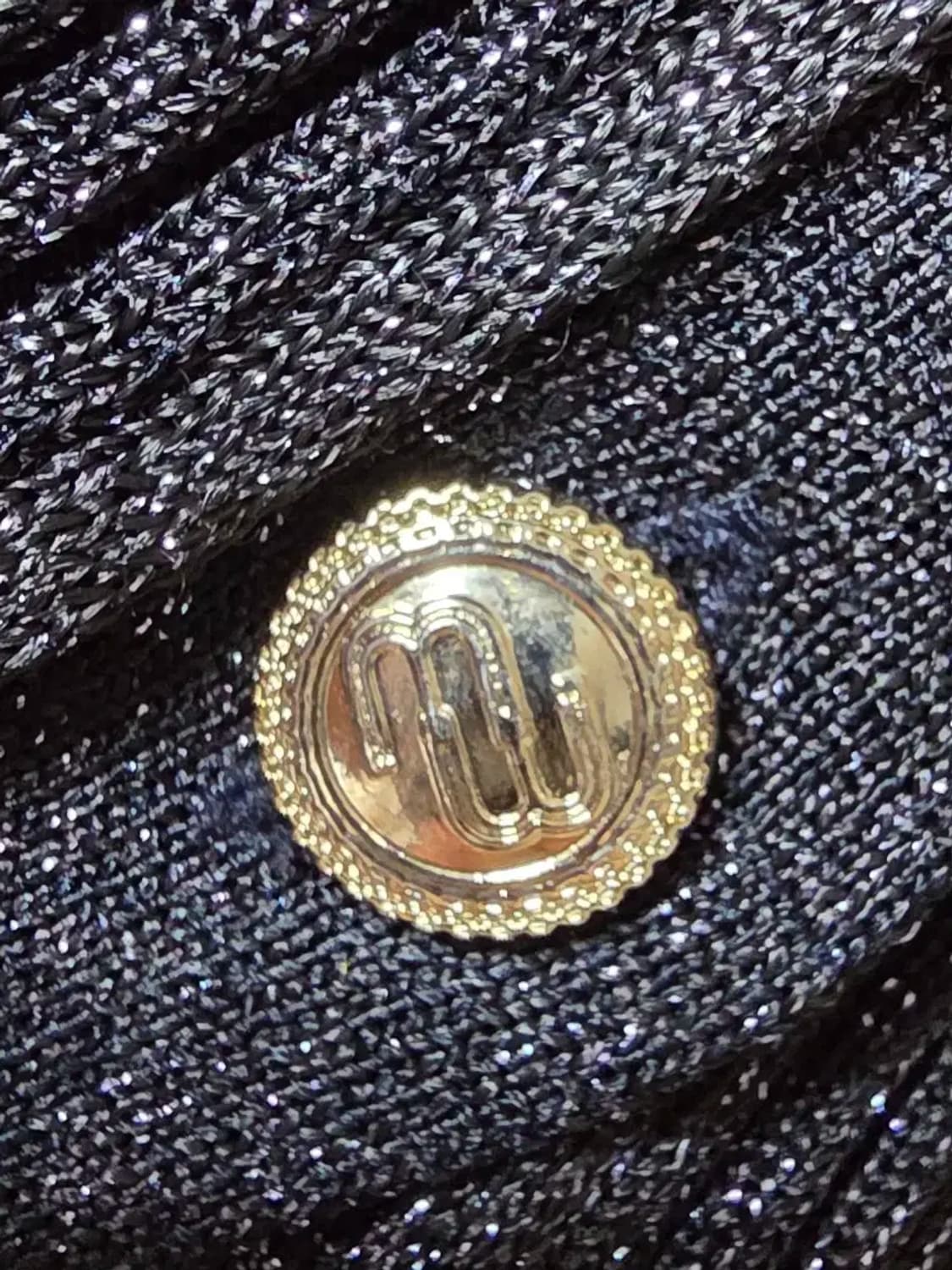 Maje 마쥬 글리터 골지 니트 가디건 상품이미지4