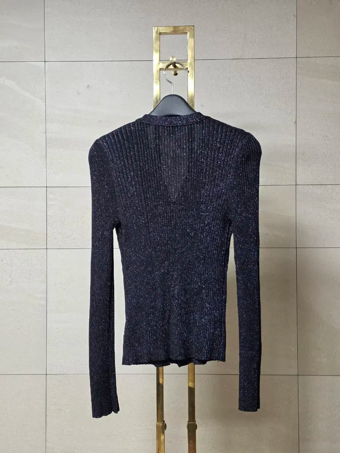 Maje 마쥬 글리터 골지 니트 가디건 상품이미지5