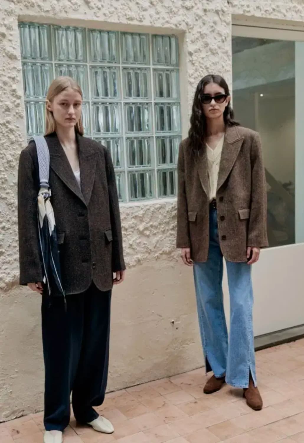 엔오르 울 헤링본 3버튼 자켓 상품이미지1