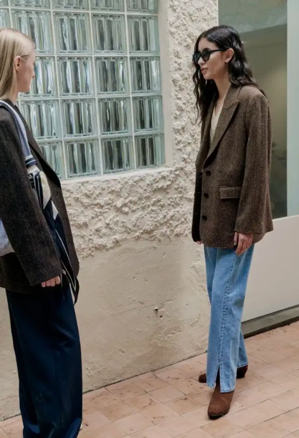 엔오르 울 헤링본 3버튼 자켓 상품이미지2