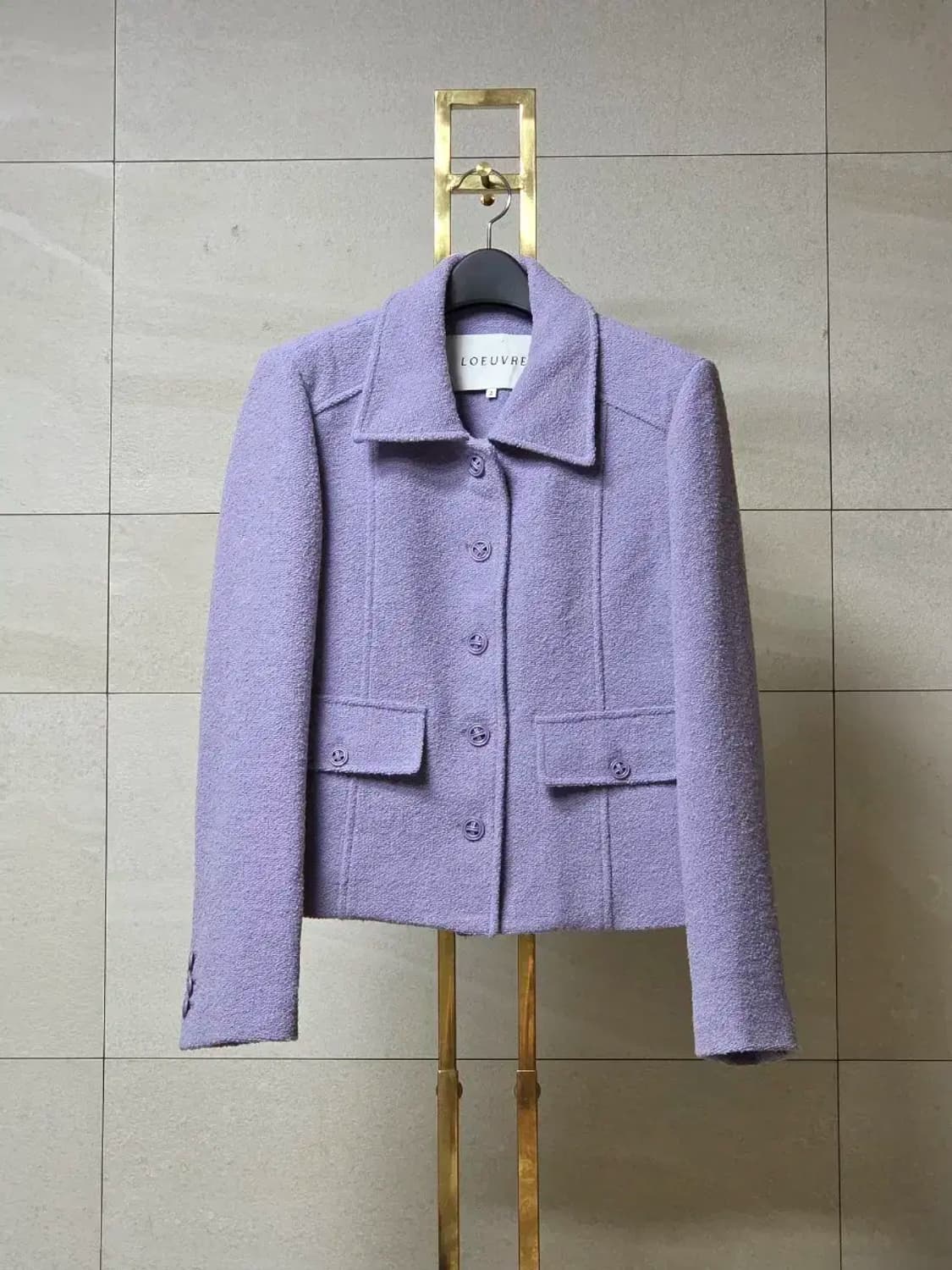 루에브르 미니 부클 울 자켓 상품이미지3