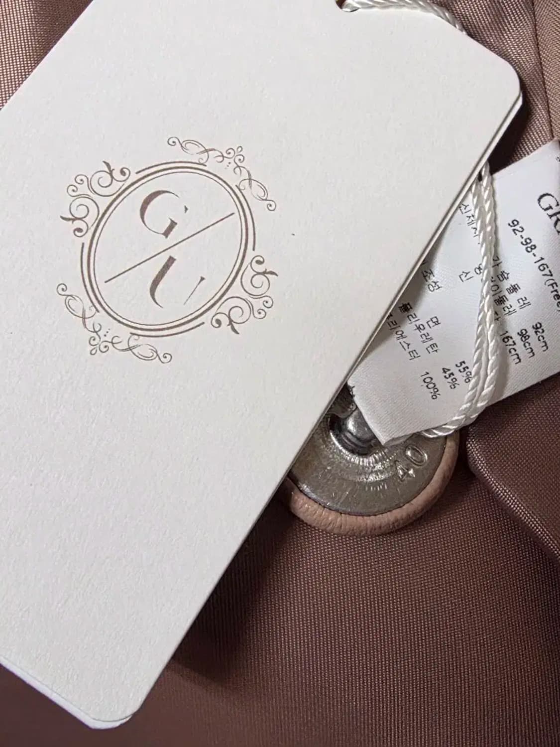 새제품 그레이스유 페이크 레더 롱 코트 상품이미지8