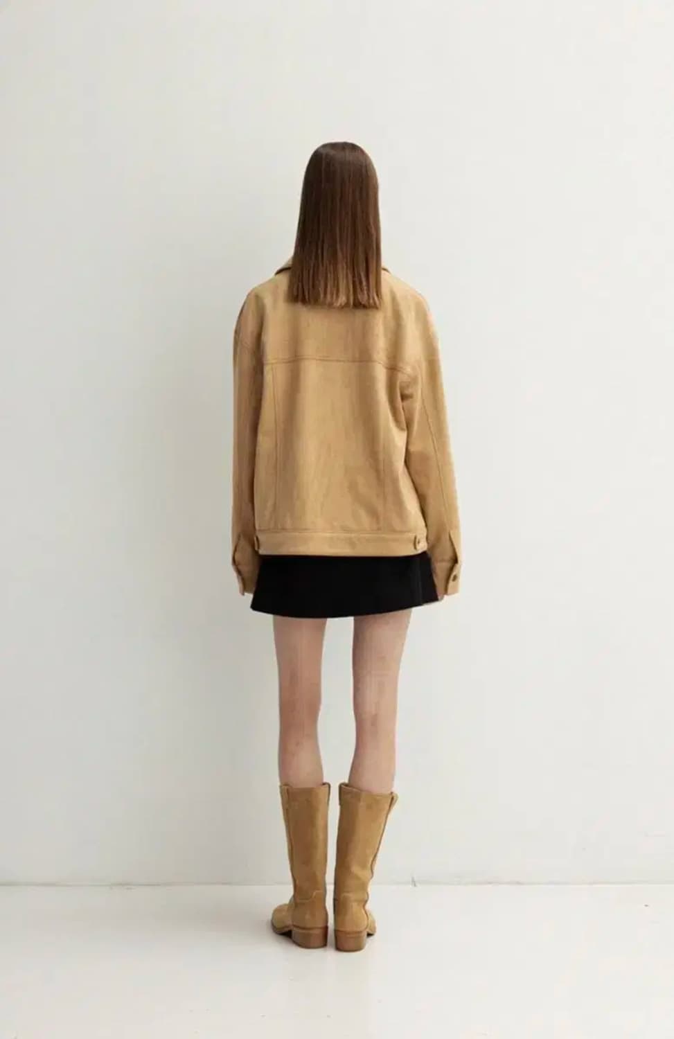 Le 르 faux suede trucker jacket 상품이미지3