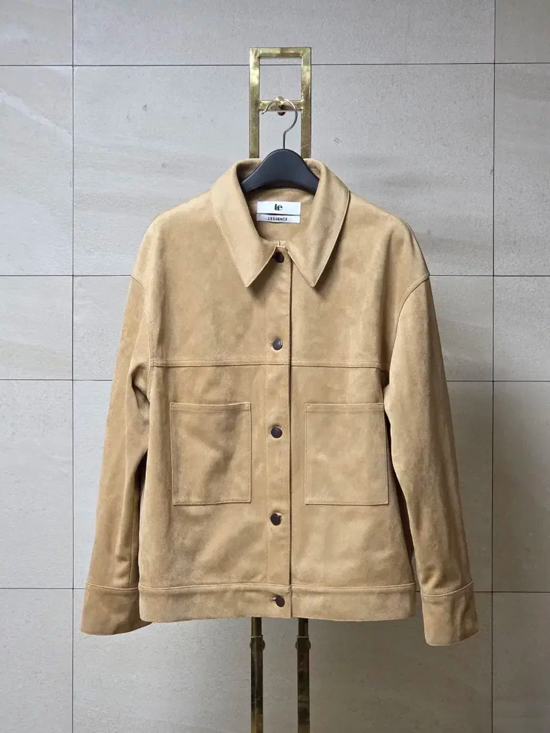 Le 르 faux suede trucker jacket 상품이미지4