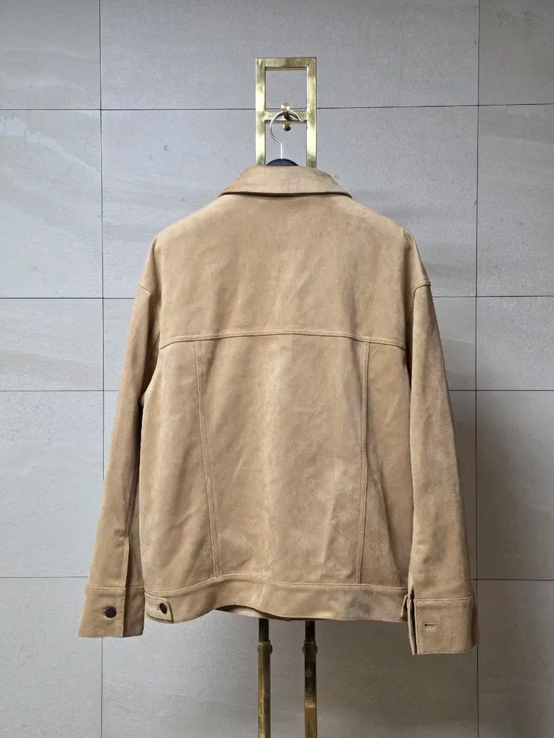 Le 르 faux suede trucker jacket 상품이미지6